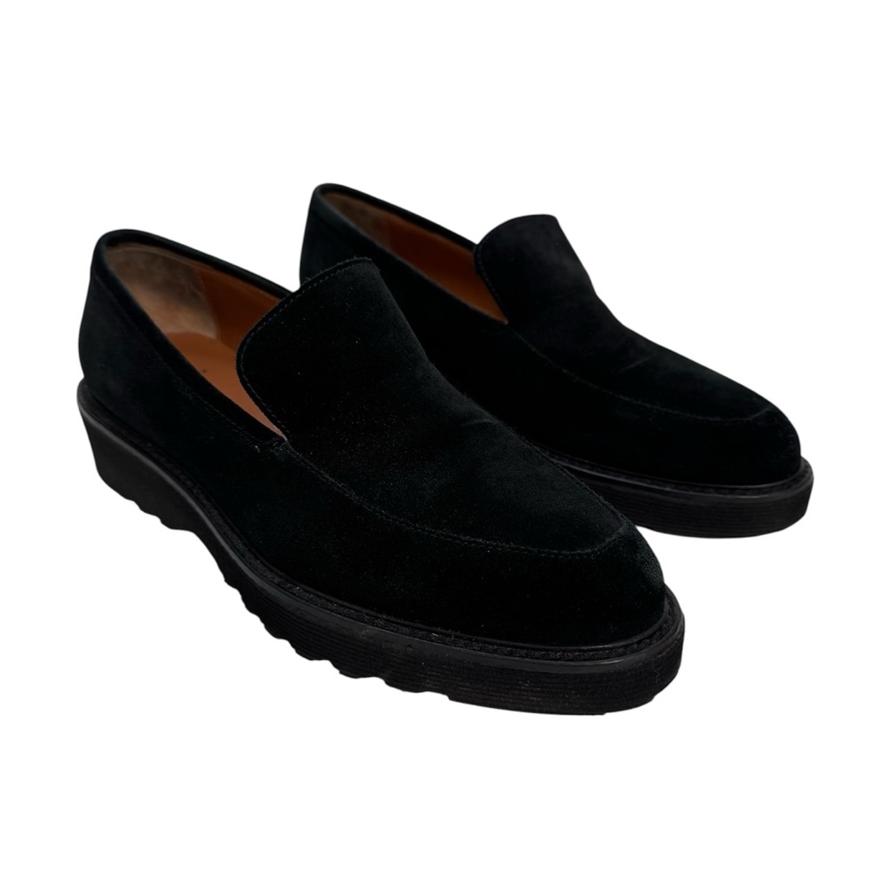 Aquatalia Kelsey Suede Loafers Weatherproof Platform Women’s Size 7 Closet Stapl
